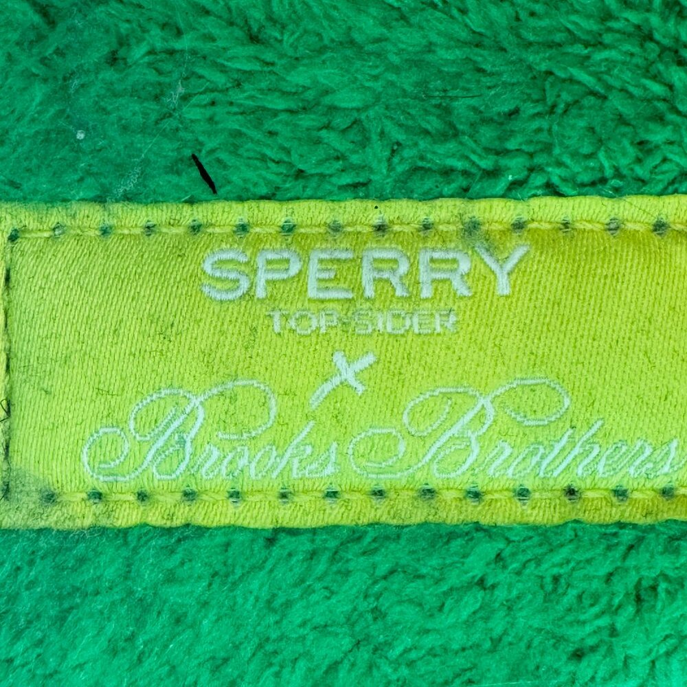 Very preppy! SPERRY x Brooks Brothers LOVE Slip-On Sneakers Size 8 - Picture 3 of 8
